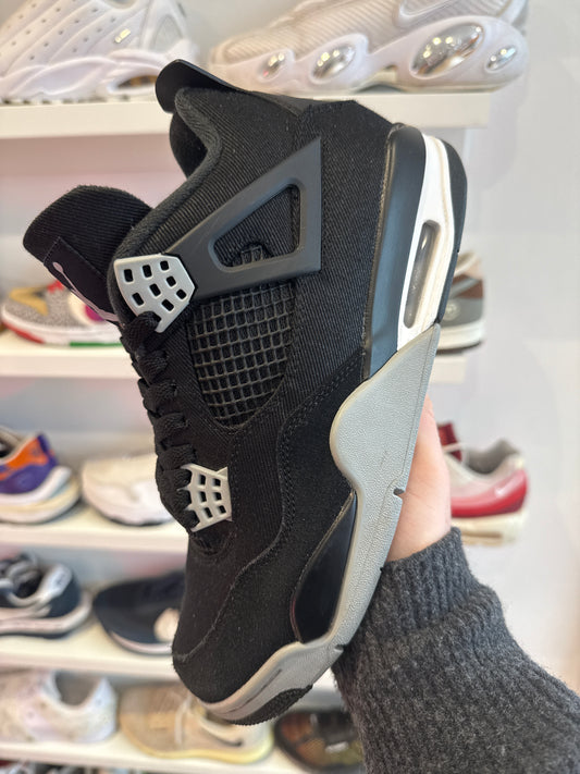 Nike Air Jordan 4 Black canva