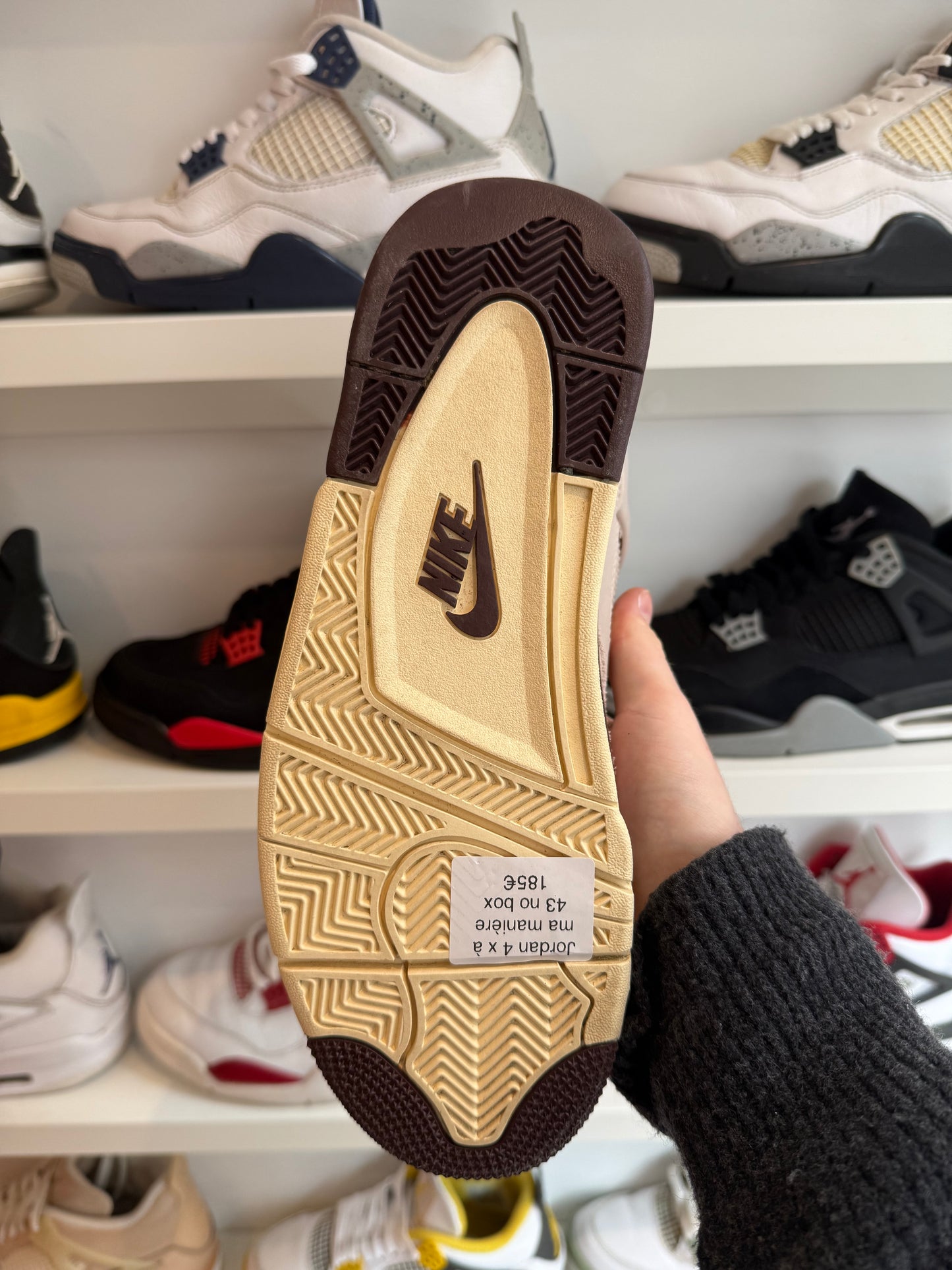 Nike Air Jordan 4 Fossil Stone X A Ma Manière