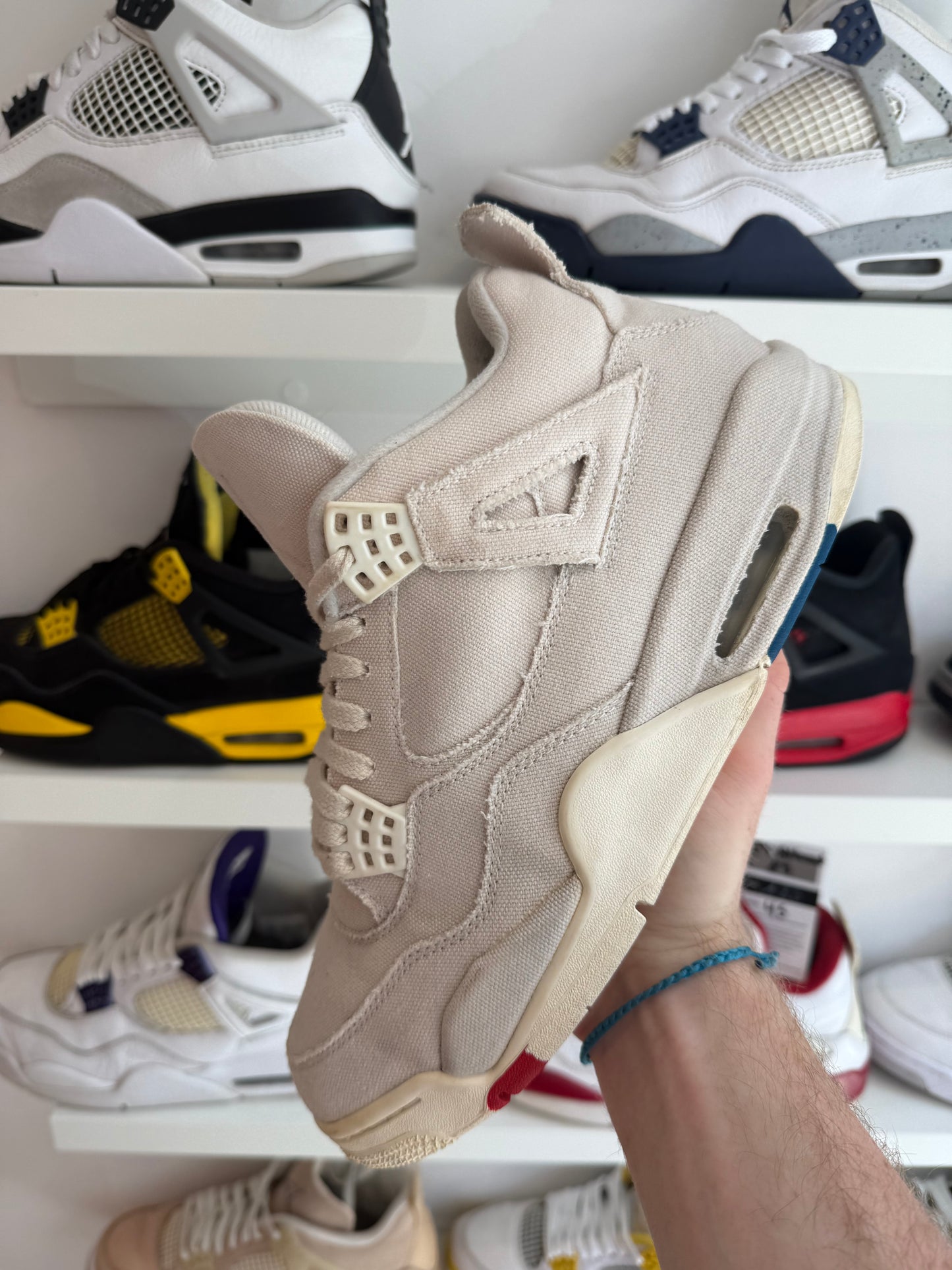 Nike Air jordan 4 White Canva W