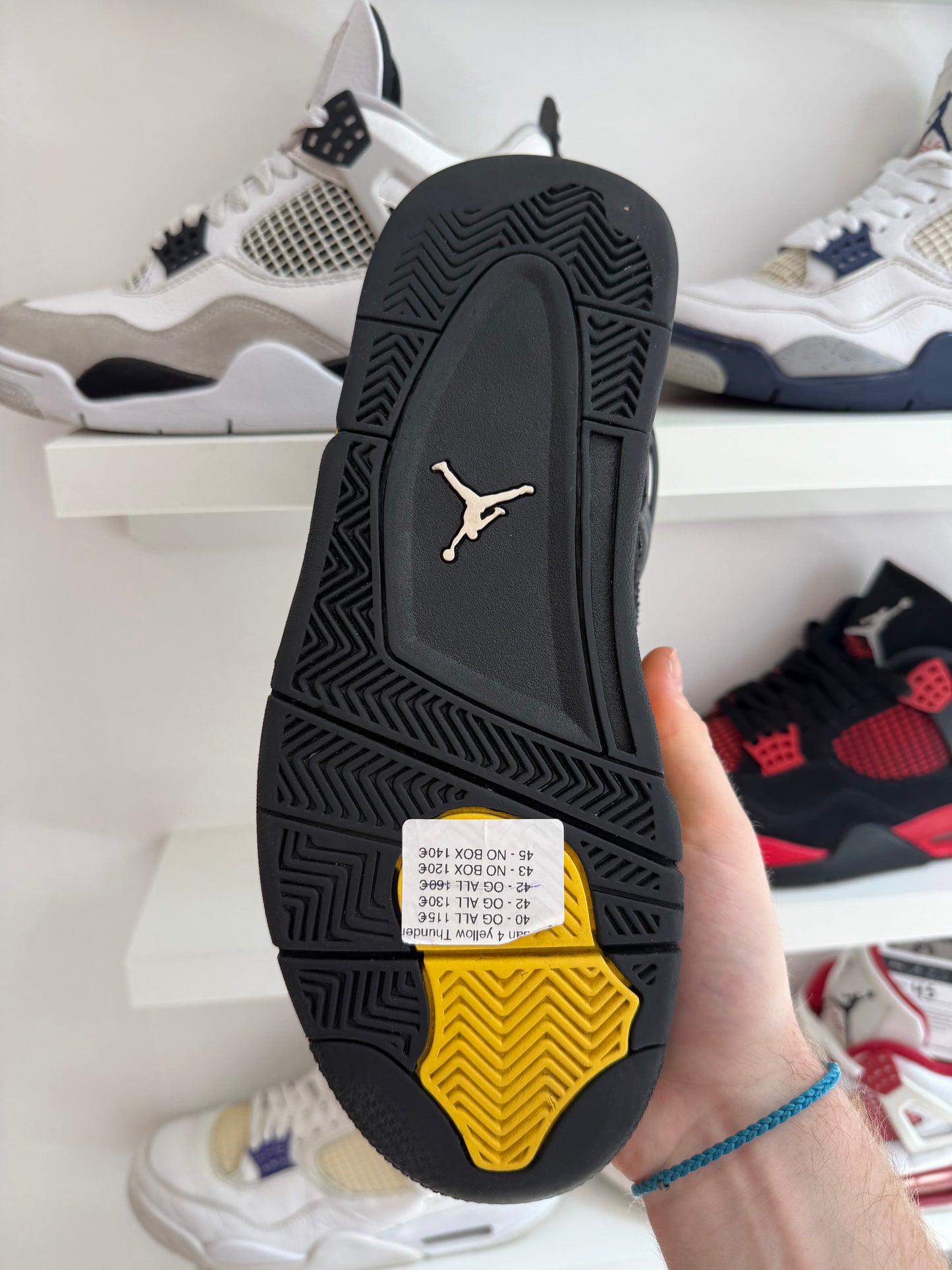 Nike Air Jordan 4 Yellow Tunder