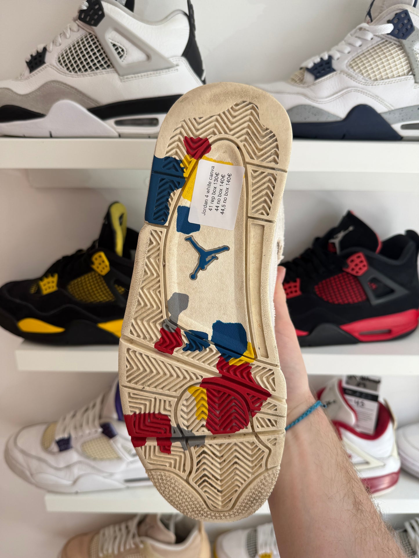 Nike Air jordan 4 White Canva W
