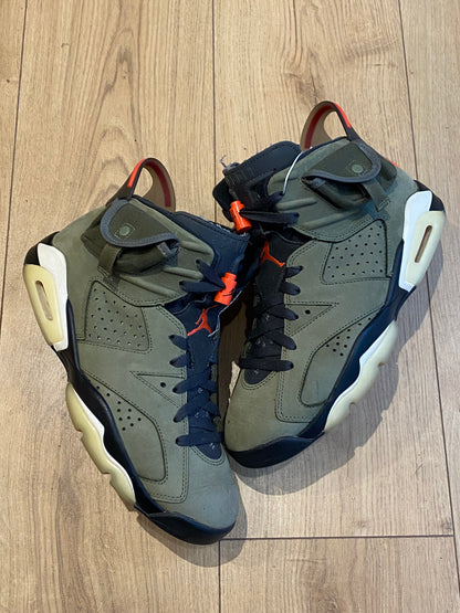 Nike air jordan 6 retro x Travis Scott kaki