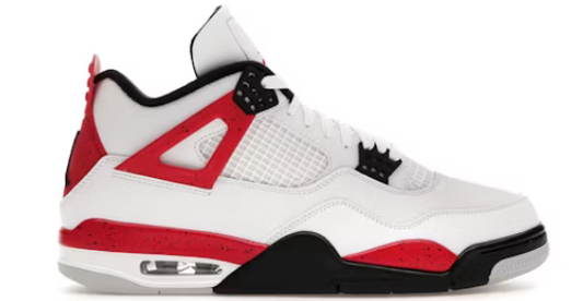 Nike air jordan 4 retro red cement