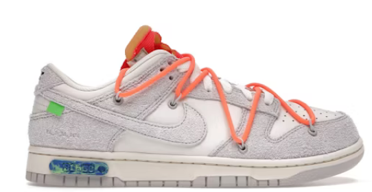 Nike x off white dunk low lot 31