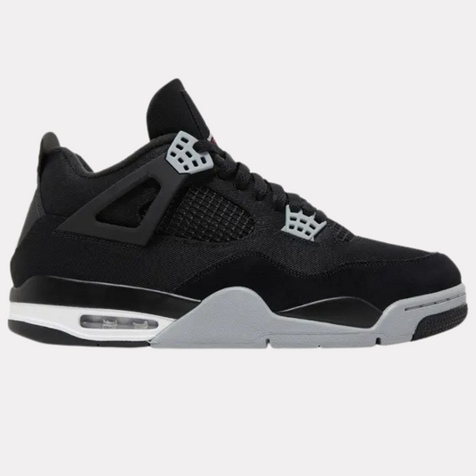 Nike Air Jordan 4 Black canva